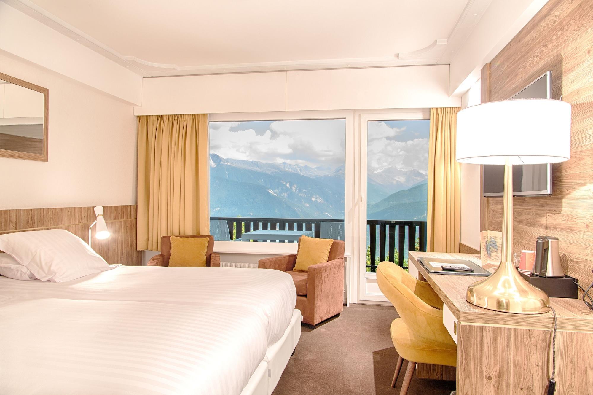 Hotel-Restaurant Le Mont Paisible, Crans-Montana Dış mekan fotoğraf