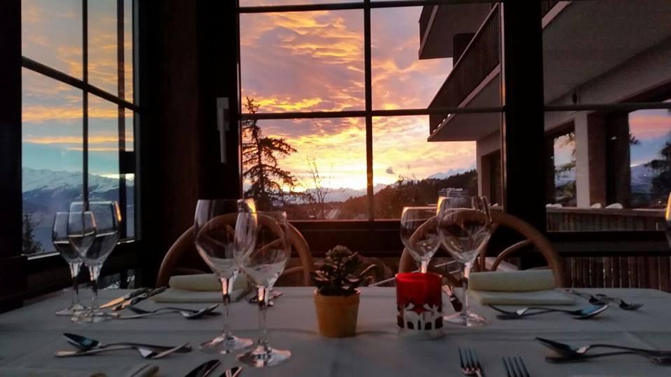 Hotel-Restaurant Le Mont Paisible, Crans-Montana Dış mekan fotoğraf