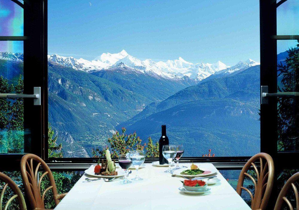 Hotel-Restaurant Le Mont Paisible, Crans-Montana Dış mekan fotoğraf