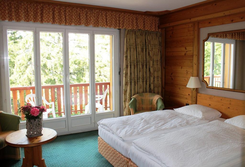 Hotel-Restaurant Le Mont Paisible, Crans-Montana Oda fotoğraf